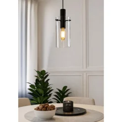 Eglo Pendellampa Montefino Stål Svart | 110mm - Passande För 1x E27