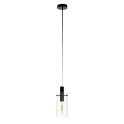 Eglo Pendellampa Montefino Stål Svart | 110mm - Passande För 1x E27