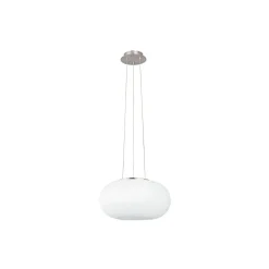 Eglo Pendellampa Optica Stål Satin Nickel | Passande för 2x E27