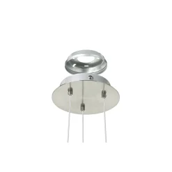 Eglo Pendellampa Optica Stål Satin Nickel | Passande för 2x E27