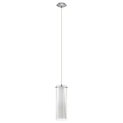 Eglo Pendellampa Pinto Stål Krom | 110mm - Passande För 1x E27