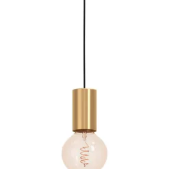 Eglo Pendellampa Pozueta 1 Stål Guld | 65mm - Passande För 1x E27
