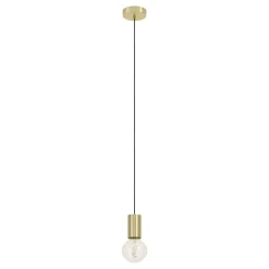 Eglo Pendellampa Pozueta 1 Stål Guld | 65mm - Passande För 1x E27