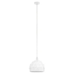 Eglo Pendellampa Roccaforte Stål Vit | 300mm - Passande För 1x E27