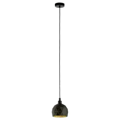 Eglo Pendellampa Roccaforte Stål Svart | 170mm - Passande För 1x E14