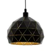 Eglo Pendellampa Roccaforte Stål Svart | 400mm - Passande För 1x E27