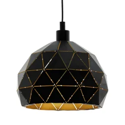 Eglo Pendellampa Roccaforte Stål Svart | 400mm - Passande För 1x E27