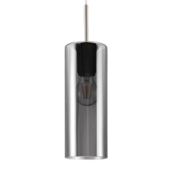 Eglo Pendellampa Selvino Stål Smoke | 100mm - Passande För 1x E27