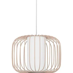 Eglo Pendellampa Terrarosa Stål Beige | 285mm - Passande För 1x E27