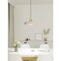 Eglo Pendellampa Valdiola Stål Beige | 360mm - Passande För 1x E27