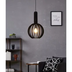 Eglo Pendellampa Velasco Stål Svart | 310mm - Passande För 1x E27