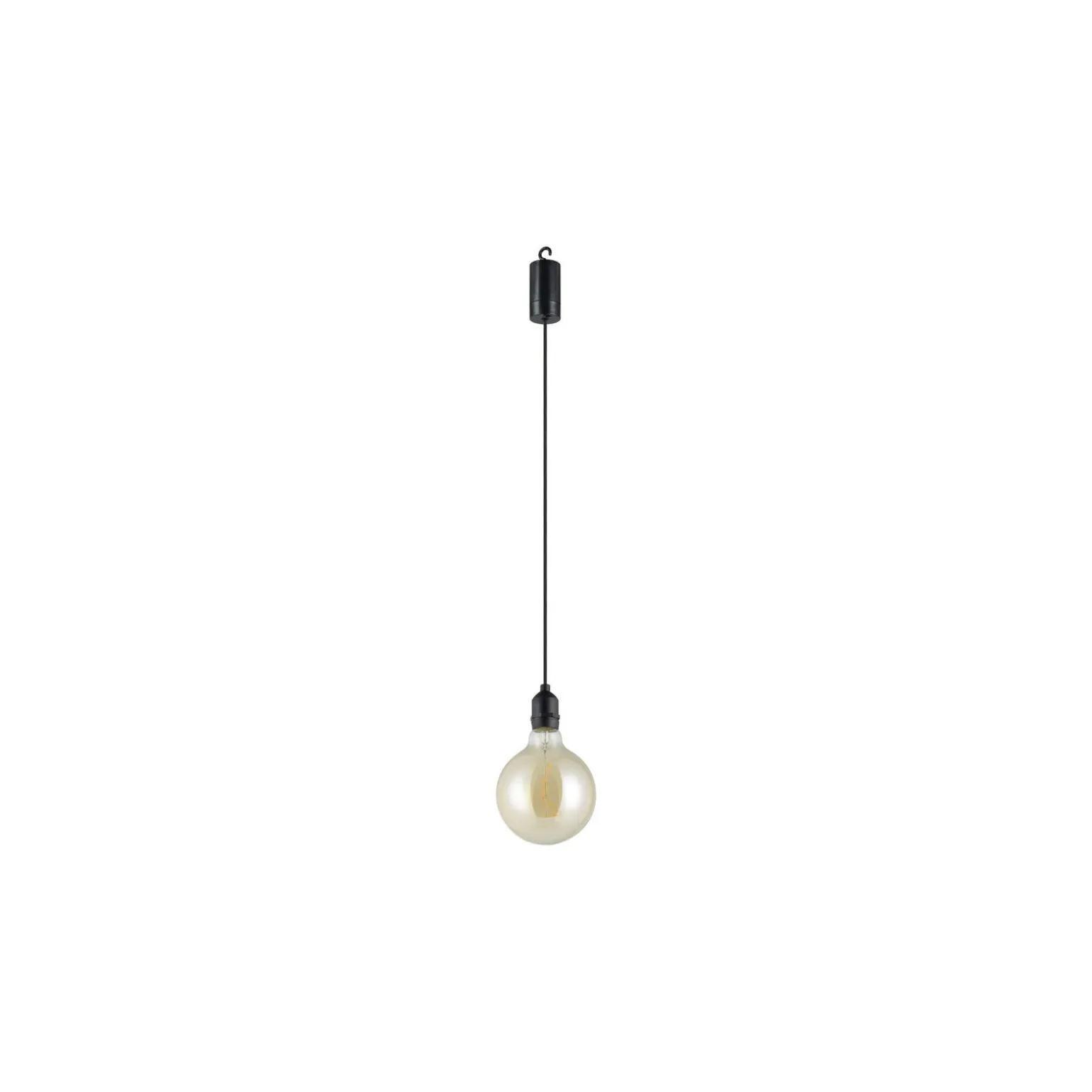 Eglo Pendellampa Vignanello Svart 827 Extra Varm Vit | IP44 - Batteridriven