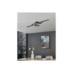 Eglo Taklampa Amandolo Stål Svart 23.5W 2850lm - 827-865 Justerbar Vit + RGB | Dimbar