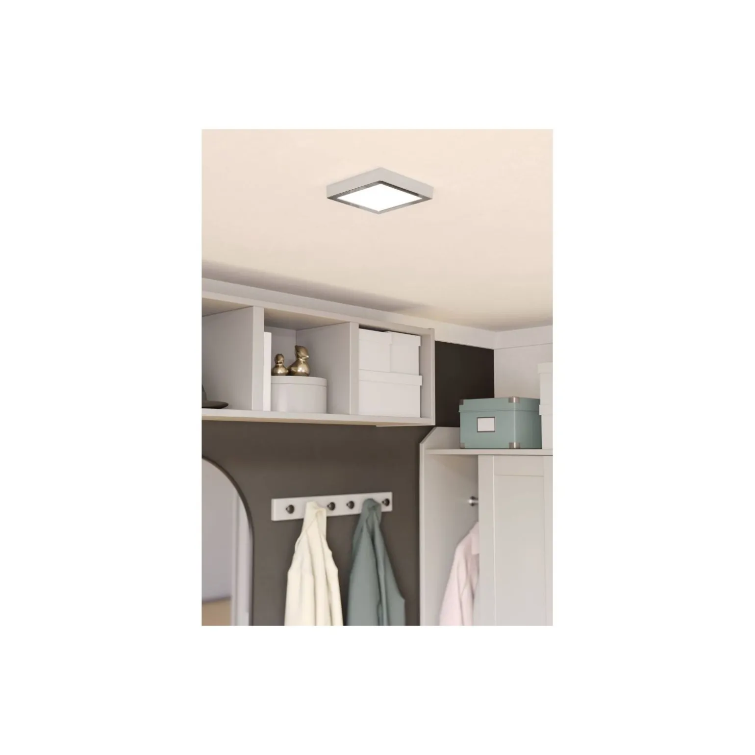 Eglo Taklampa Badrumsbelysning Fueva 6 Stål Krom 7W 1100lm - 827-840-865 CCT