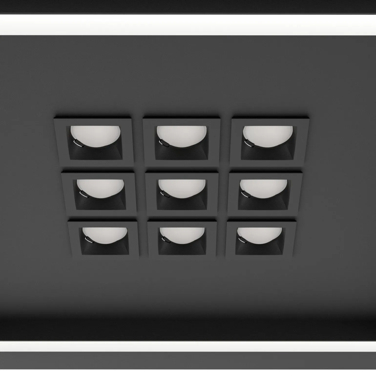 Eglo Taklampa Balazote Stål Svart 245W 4045lm - 827-865 Justerbar Vit | Dimbar