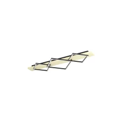 Eglo Taklampa Boyal Stål Trä Svart Brun 13W 1750lm - 830 Varm Vit | IP20