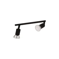 Eglo Taklampa Buzz-LED Stål Svart 4x2.8W 4x250lm - 830 Varm Vit | IP20 - Inkl. 4x GU10