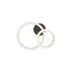 Eglo Taklampa Calliera Stål Svart Guld 12W 1500lm - 840 Kallvit | IP20 - Dimbar
