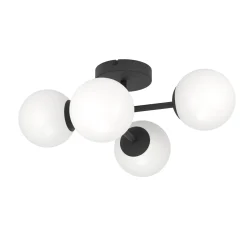 Eglo Taklampa Castrovido Stål Svart 42W 1880lm - 827 Extra Varm Vit | IP44