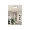 Eglo Taklampa Fueva 6 Plast Svart 17W 2900lm - 827-840-865 CCT