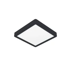 Eglo Taklampa Fueva 6 Plast Svart 10.5W 1700lm - 827-840-865 CCT