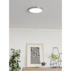 Eglo Taklampa Fueva 6-z Stål Vit 14W 1800lm - 827-865 Justerbar Vit | 278mm - IP44 - Dimbar