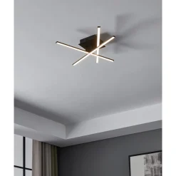 Eglo Taklampa Lasana 3 Stål Aluminium Svart 35W 1500lm - 830 Varm Vit