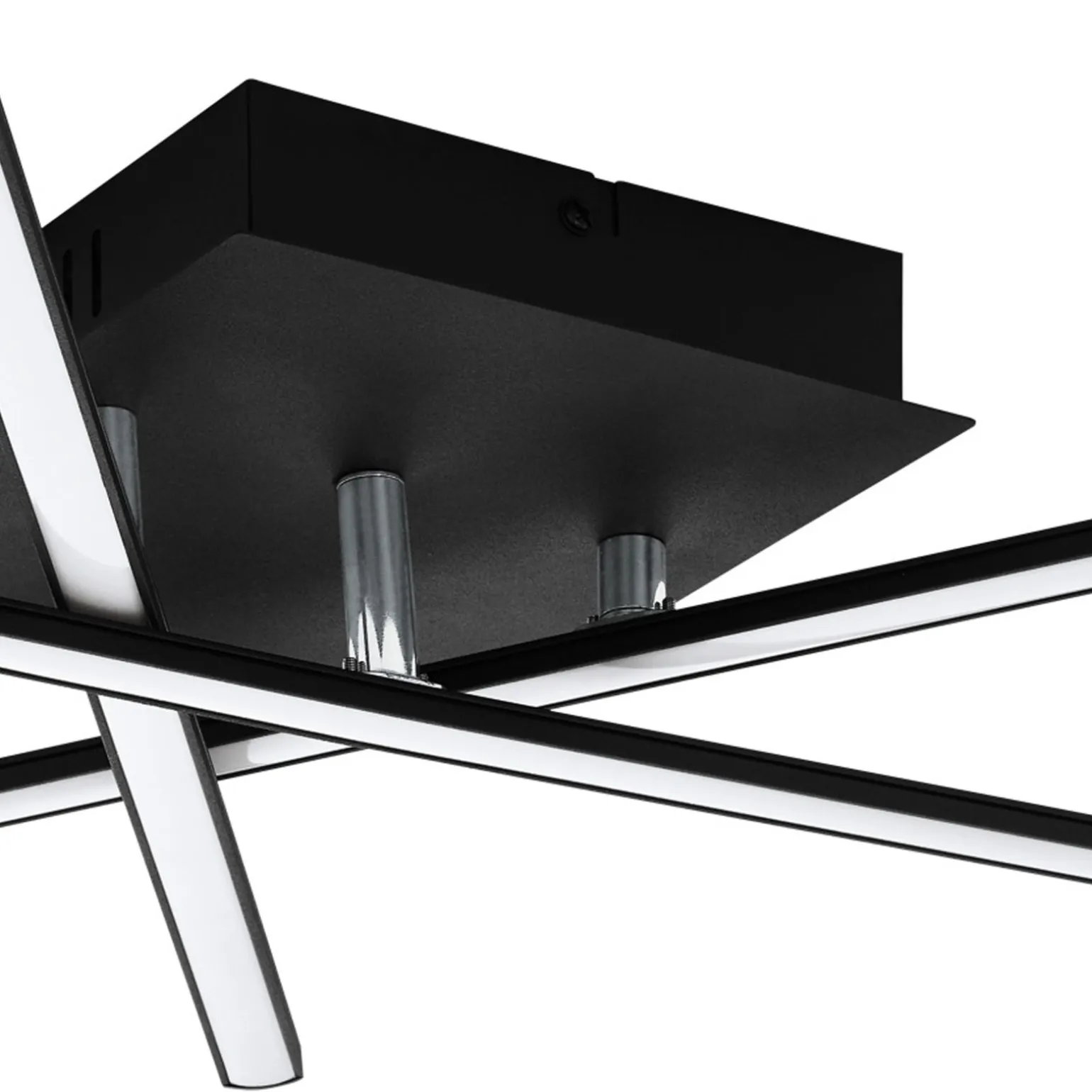 Eglo Taklampa Lasana 3 Stål Aluminium Svart 35W 1500lm - 830 Varm Vit