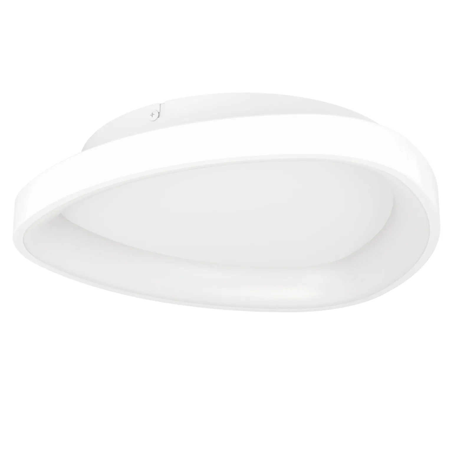Eglo Taklampa Loretello Plast Stål Vit 12W 1440lm - 827-865 Justerbar Vit | 350mm - Dimbar
