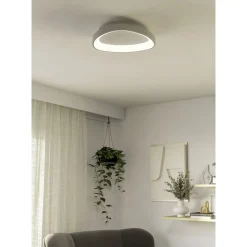 Eglo Taklampa Loretello Plast Stål Vit 12W 1440lm - 827-865 Justerbar Vit | 350mm - Dimbar