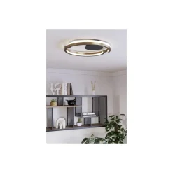Eglo Taklampa Mezzomonte Aluminium Stål Brons Svart 20W 1600lm - 827-865 Justerbar Vit | IP20 - Dimbar