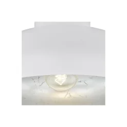 Eglo Taklampa Mogano Vit, Silver | Passande för E27
