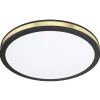 Eglo Taklampa Pescaito Stål Svart Guld 10W 1100lm - 830 Varm Vit | 280mm
