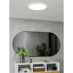 Eglo Taklampa Rovito-r Plast Vit 185W 2300lm - 827-865 Justerbar Vit | 389mm - IP44 - Dimbar