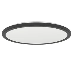 Eglo Taklampa Rovito-Z Plast Svart 18W 2300lm - 827-865 Justerbar Vit | 389mm - IP44 - Dimbar