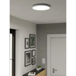 Eglo Taklampa Rovito-Z Plast Vit 13W 1750lm - 827-865 Justerbar Vit | 300mm - IP44 - Dimbar