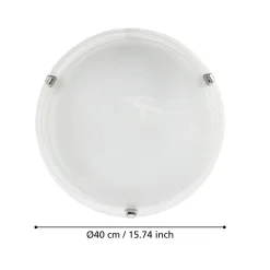 Eglo Taklampa Salome Stål Krom | 400mm - Passande För 2x E27