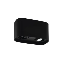 Eglo Tak Spot Arenzano Stål Svart 9.4W 690lm - 830 Varm Vit | Dimbar - Passande för 2x GU10