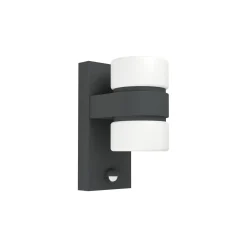Eglo Vägglampa Atollari Aluminium Antracit Up & Down 4W 360lm - 830 Varm Vit | IP44