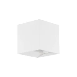 Eglo Vägglampa Calpi Aluminium Vit Up & Down 3.3W 340lm - 830 Varm Vit | IP44