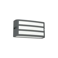 Eglo Vägglampa Camarda Aluminium Antracit | IP54 - Passande för 1x E27