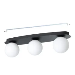 Eglo Vägglampa Castrovido Stål Svart 42W 1410lm - 827 Extra Varm Vit | IP44
