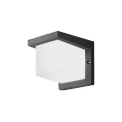 Eglo Vägglampa Desella 1 Aluminium Antracit 10W 1200lm - 830 Varm Vit | IP55