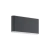 Eglo Vägglampa Grutti Aluminium Antracit 5W 630lm - 830-840-865 CCT | IP65