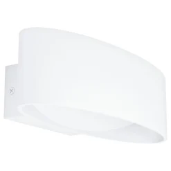 Eglo Vägglampa Maccacari Aluminium Stål Vit 10W 1300lm - 830 Varm Vit