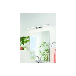 Eglo Vägglampa Pandella 1 Aluminium Krom Silver Badrumsbelysning 11W 1350lm - 840 Kallvit | IP44