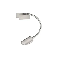 Eglo Vägglampa Pasteri Stål Satin Nickel 40 | IP20 - Inkl. Spot och Exkl. 1x E27