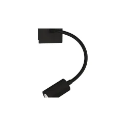 Eglo Vägglampa Pasteri Stål Svart | IP20 - Passande för 1x E27