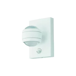 Eglo Vägglampa Sesimba 1 Stål Vit Up & Down 3W 280lm - 830 Varm Vit | IP44 - Rörelse- och Ljussensor