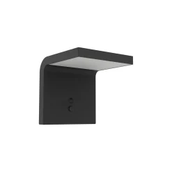 Eglo Vägglampa Spiante Solar Svart 6W 800lm - 840 Kallvit | IP65 - Rörelsesensor